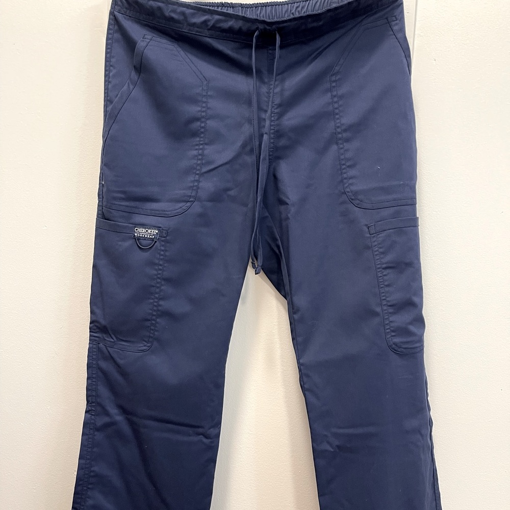 CHEROKEE AUTHENTIC WORKWEAR SCRUB BOTTOM SIZE PETITE M
